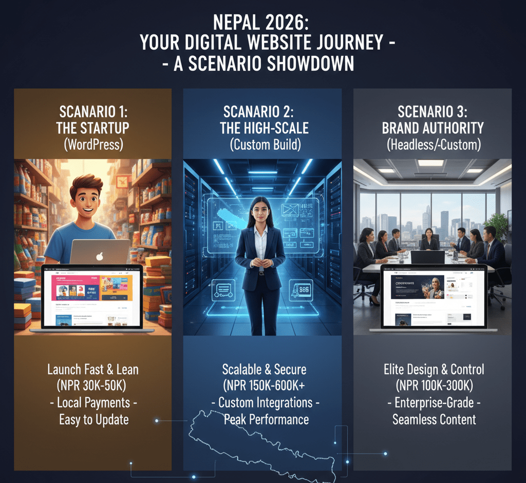 Website Development Cost in Nepal