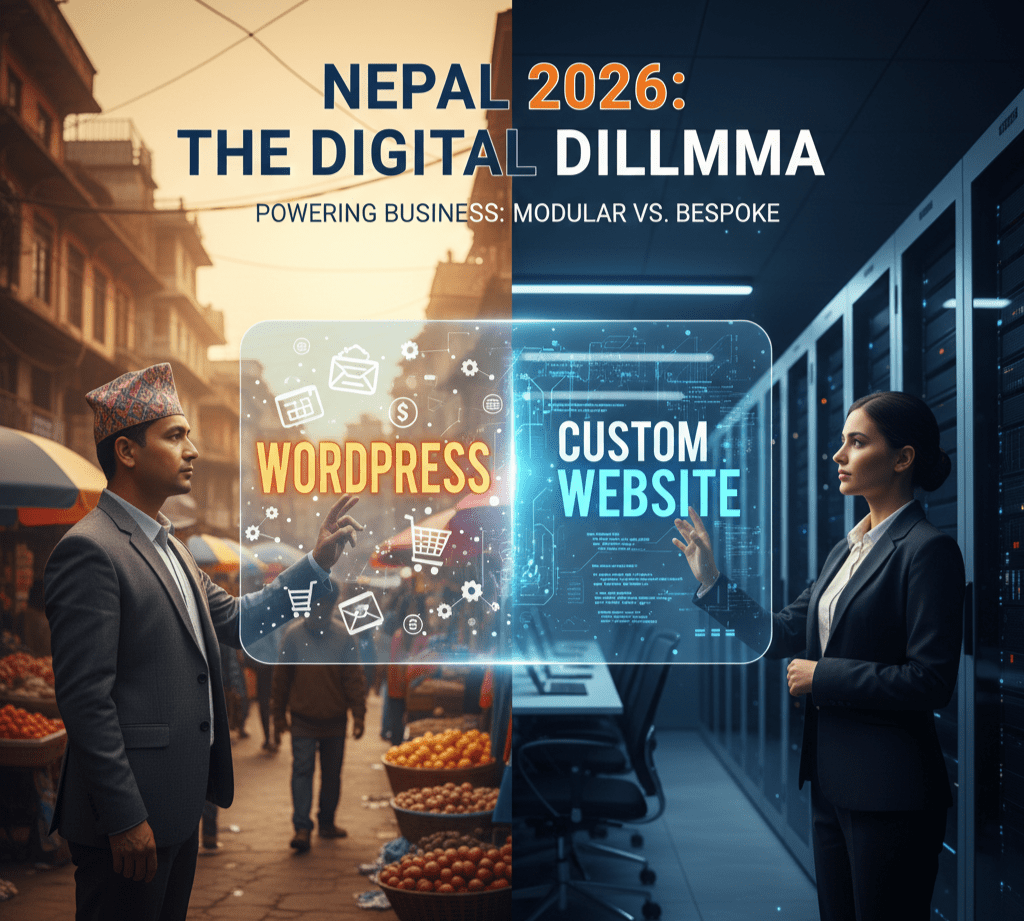 WordPress vs Custom Website Nepal A Detailed Comparison