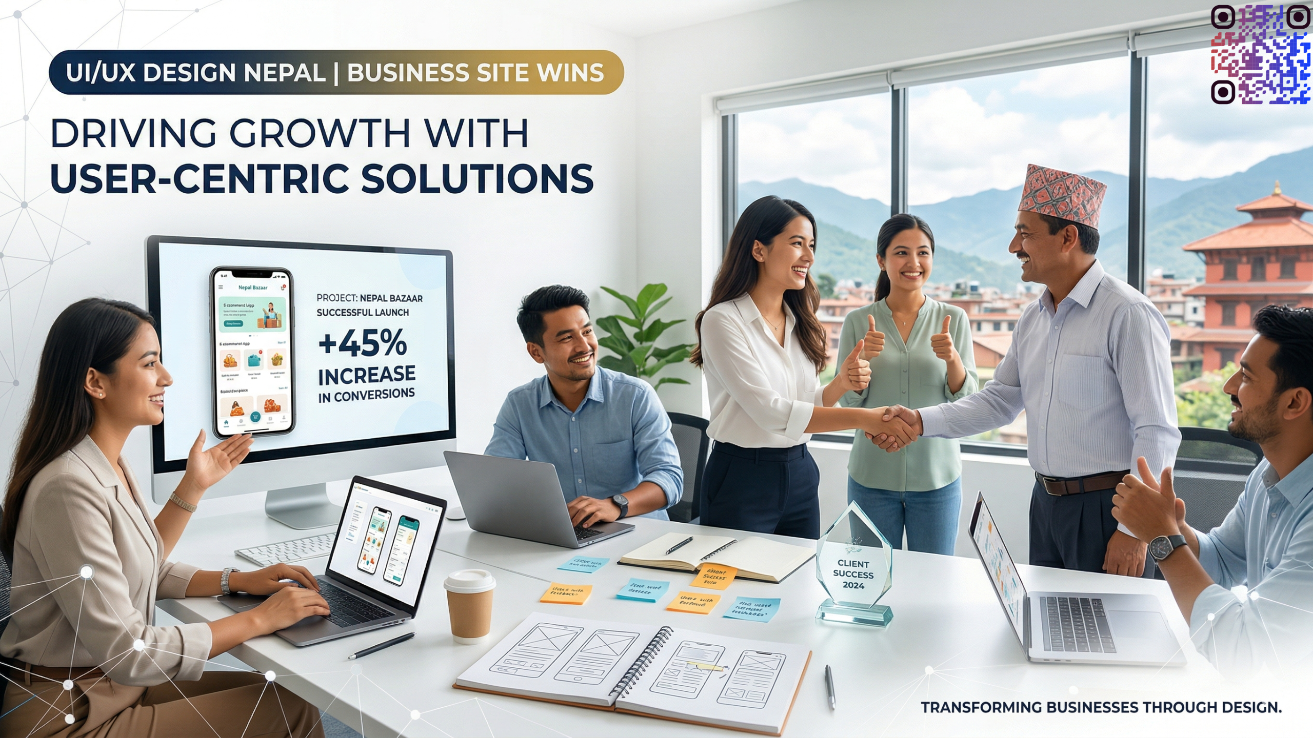 UI UX Design Nepal: Business Site Wins